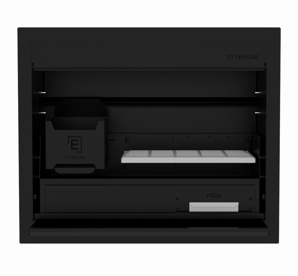 Developer Braai ET Design 1000mm MS Built in Braai (Including Pizza Oven) – The Braai ...