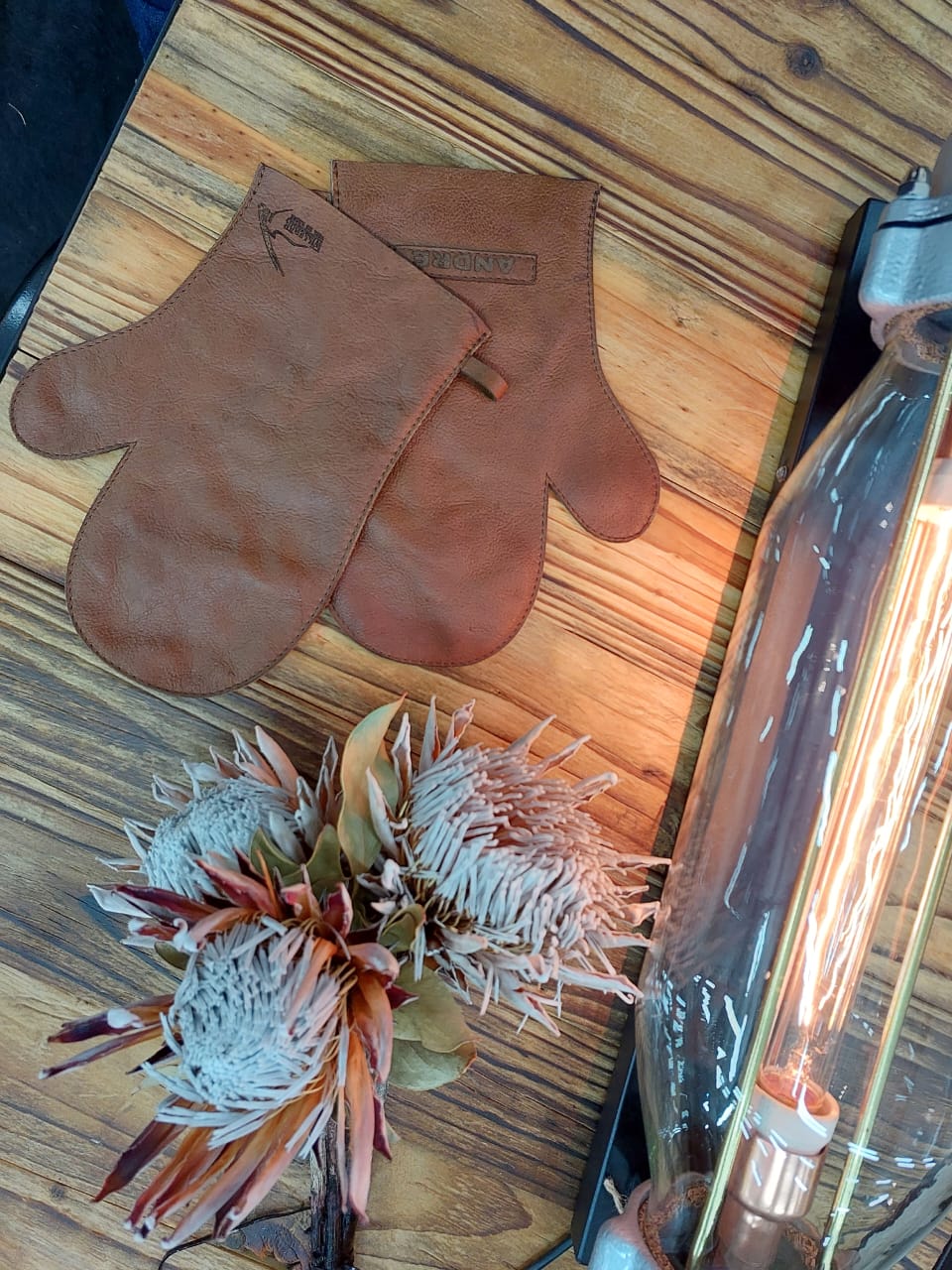 Hand Made Leather Braai Glove