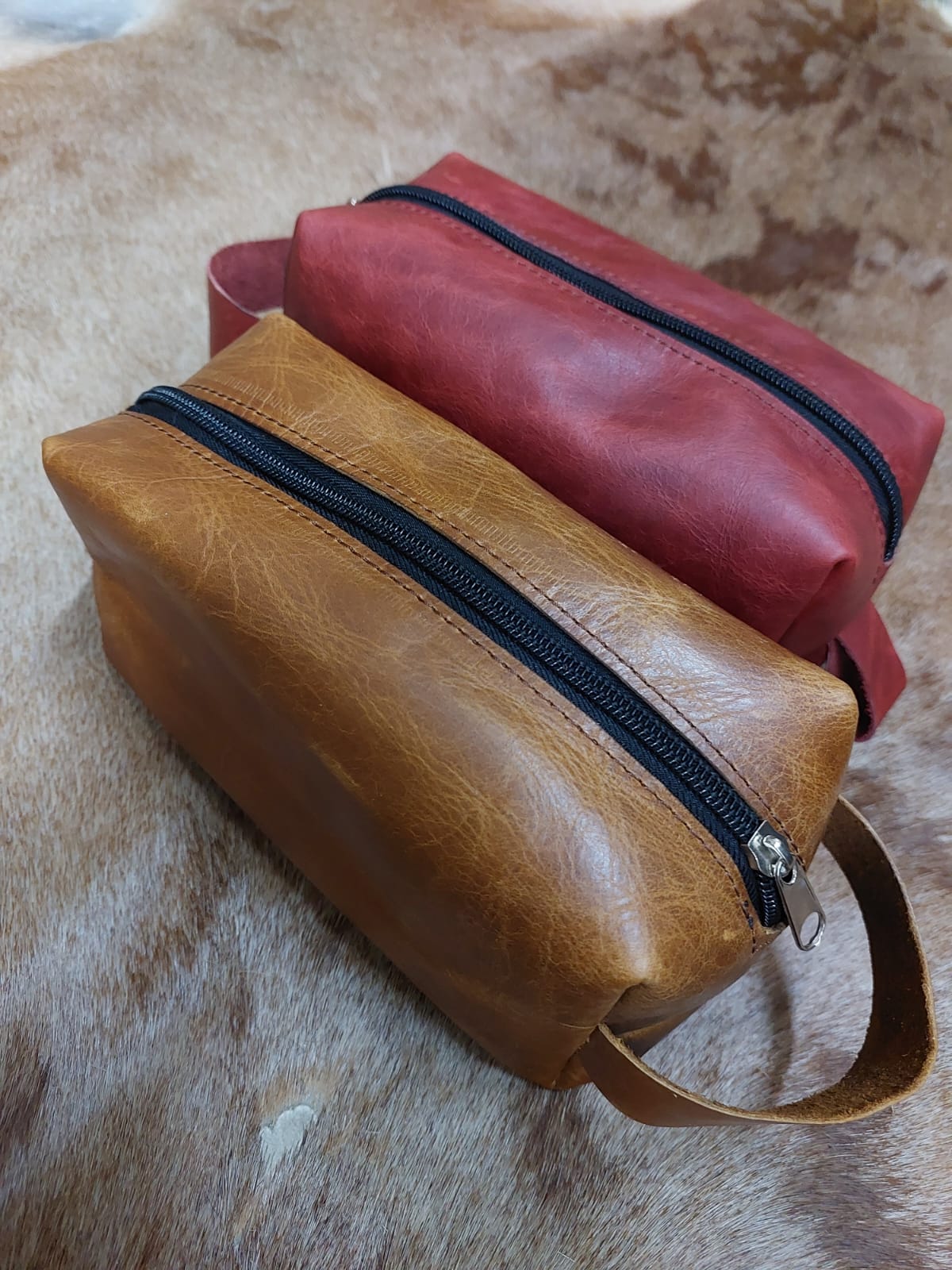 Duiker Dop Skeer Sak Hand Made Leather