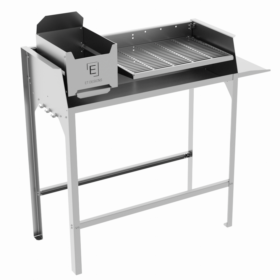 ET Design 950mm SS 304 Mobile Braai