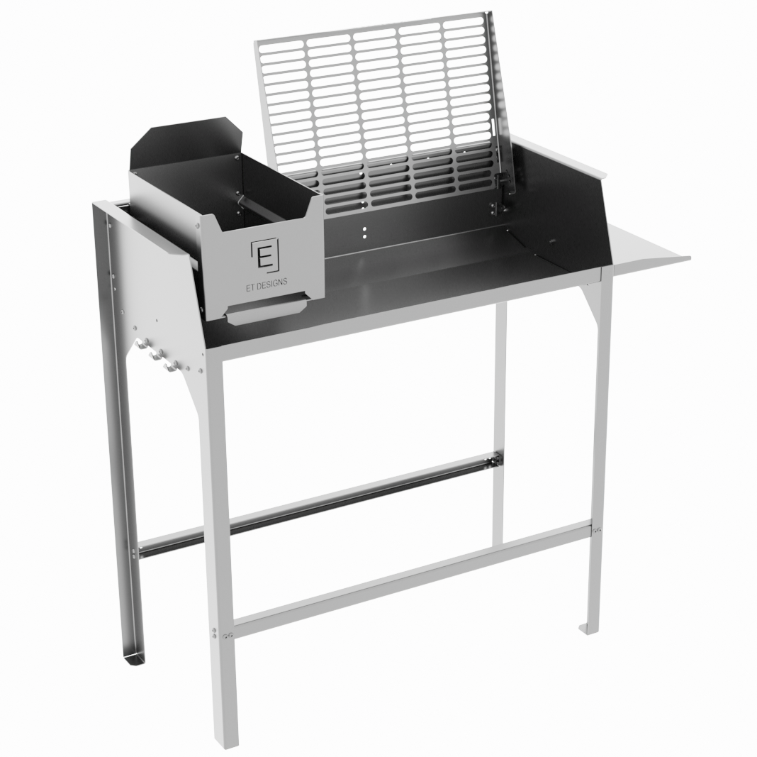 ET Design 950mm SS 304 Mobile Braai