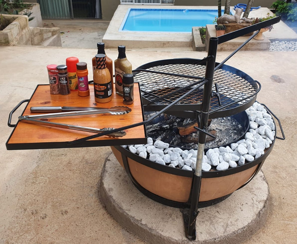Medium Concrete Boma Including Wheels – The Braai Warehouse